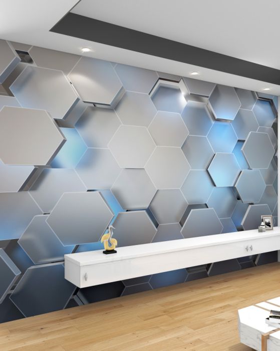 Fotomurales 3D geométrico